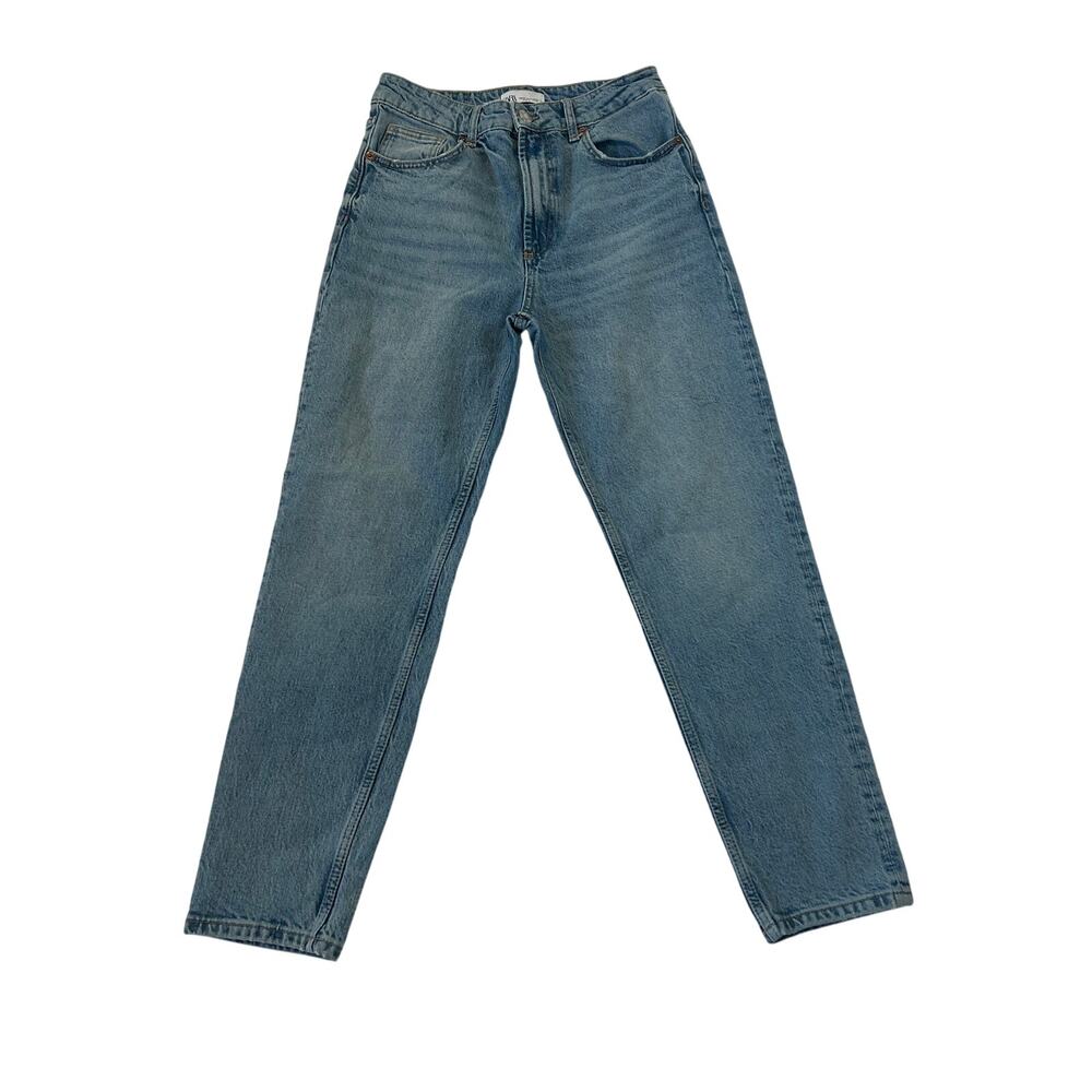 Zara Women's Denim High-Waist Skinny Jean Size USA 4